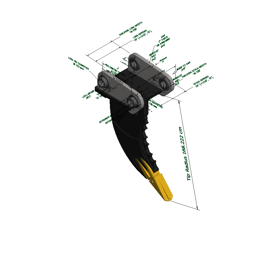 An image of a Stump Ripper for Case 9060B