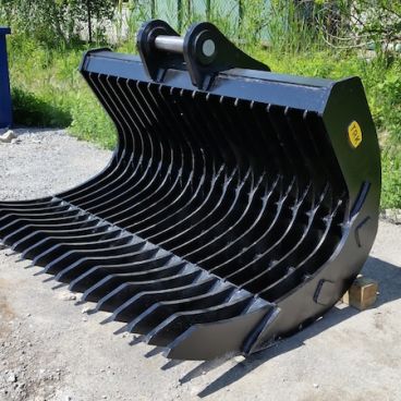 Excavator heavy duty scoop rake View - 1