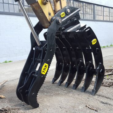 Excavator heavy duty root rake View - 2