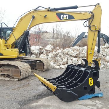 Excavator severe duty rake View - 3