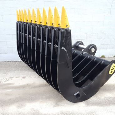 Excavator severe duty scoop rake View - 5